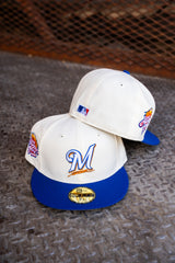 New Era Milwaukee Brewers 2002 ASG Grey UV (Off White/Royal) 59Fifty Fitted