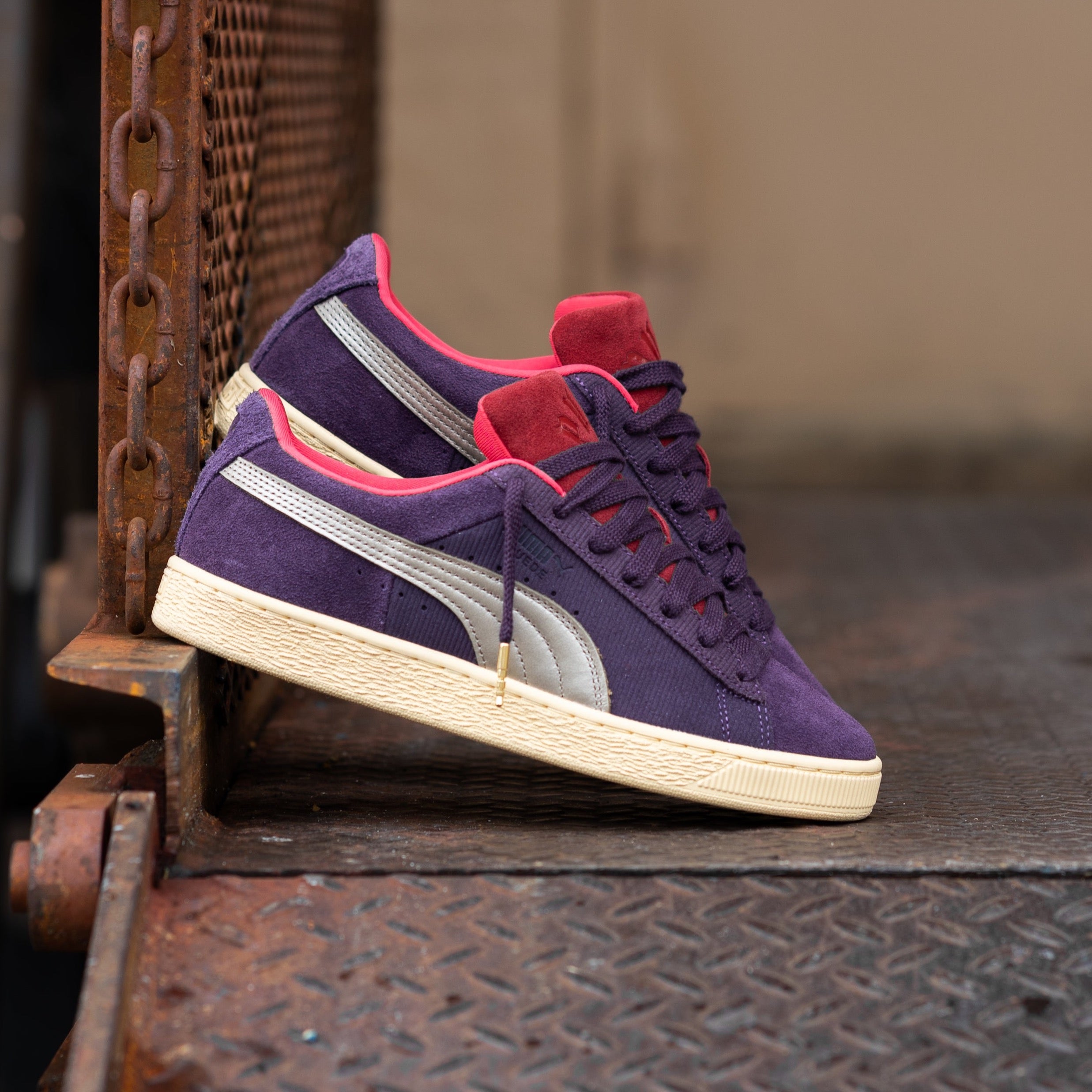 Puma suede plum on sale