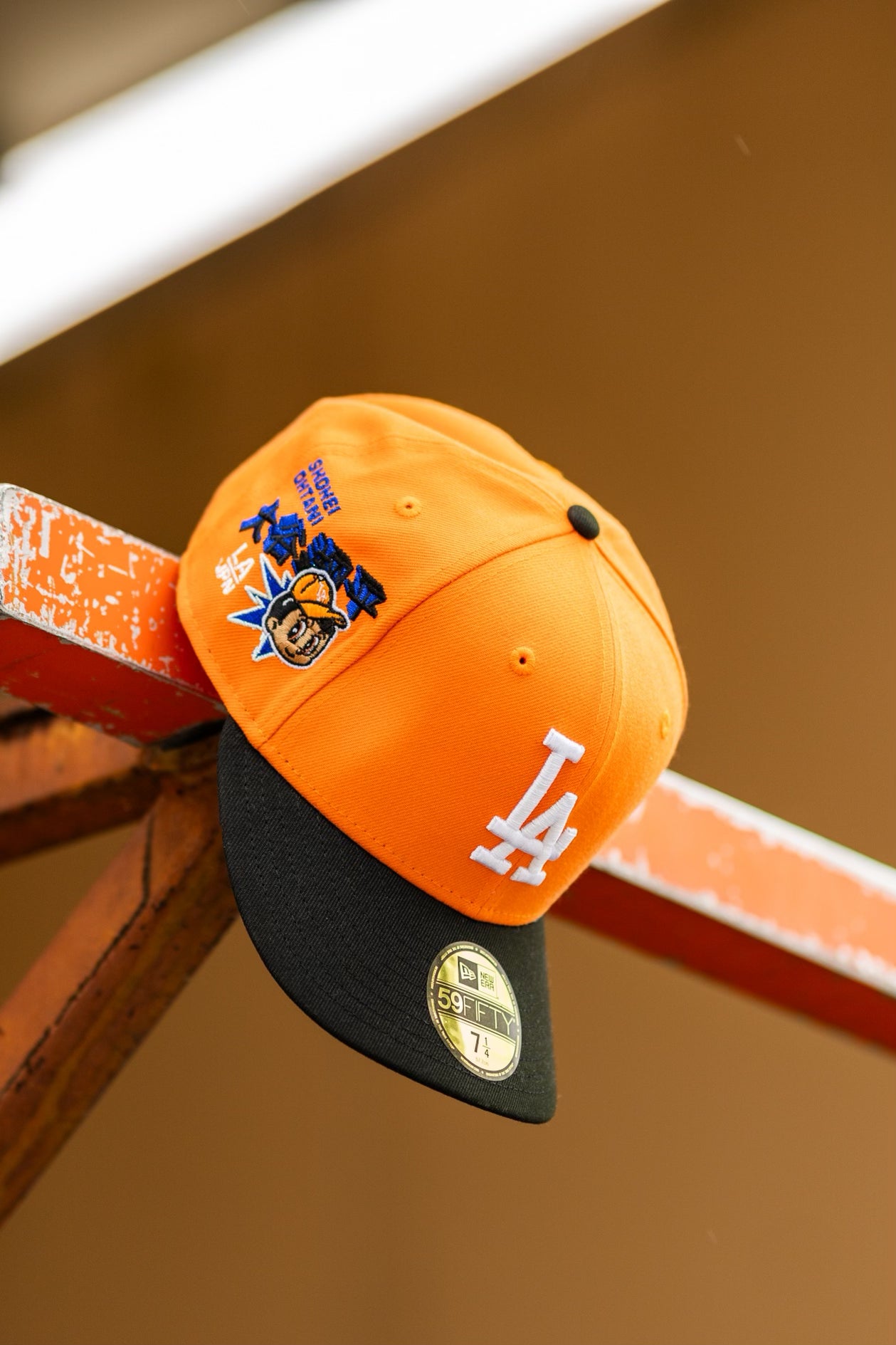 New Era Los Angeles Dodgers Ohtani Grey UV (Orange/Black) 59Fifty Fitted