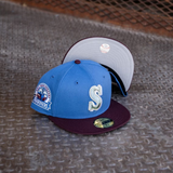 New Era Seattle Mariners 30th Anniversary Grey UV (Indigo/Maroon) 59Fifty Fitted