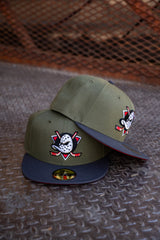 New Era Anaheim Ducks Grey UV (Olive/Graphite) 59Fifty Fitted