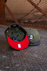 New Era Anaheim Ducks Grey UV (Olive/Graphite) 59Fifty Fitted