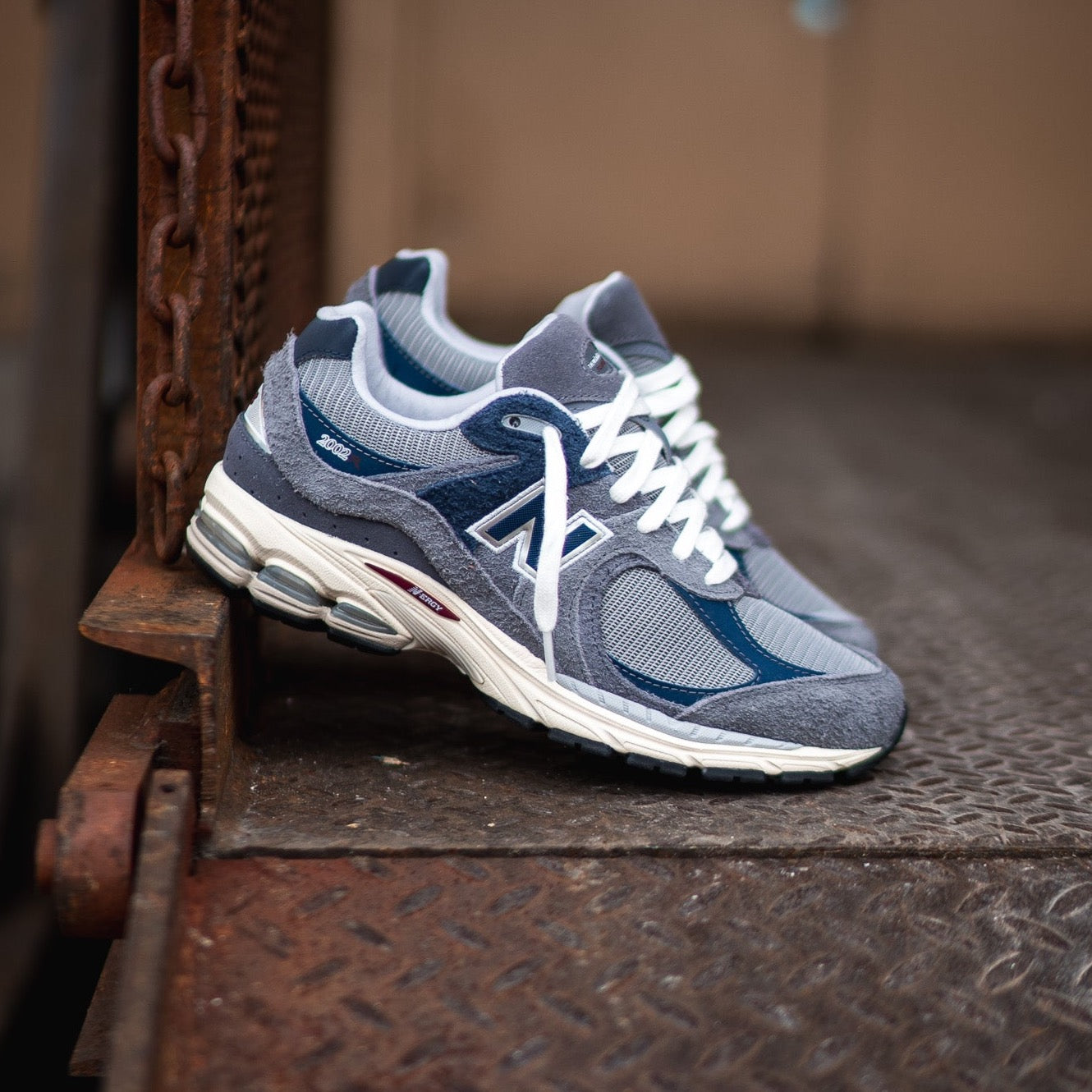 Blue grey new balance on sale