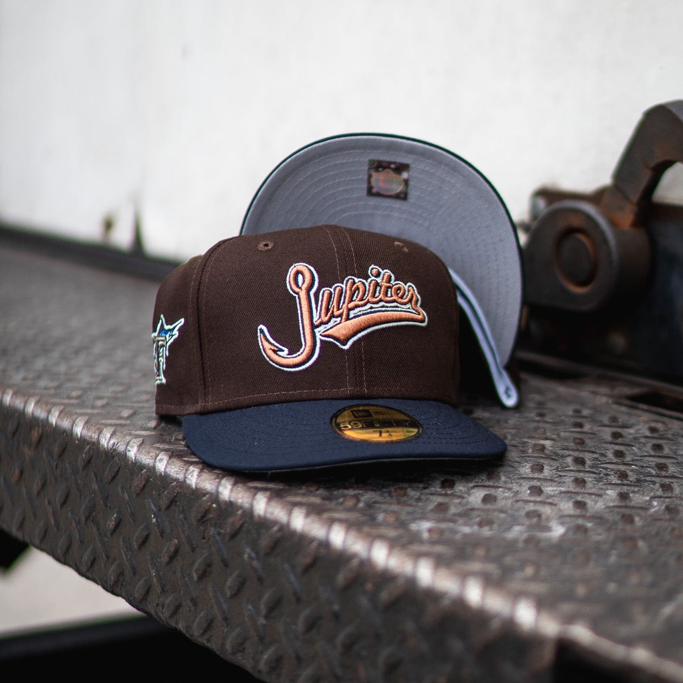 New Era Jupiter Hammerheads Grey UV (Dark Mocha/Dark Navy) - New Era