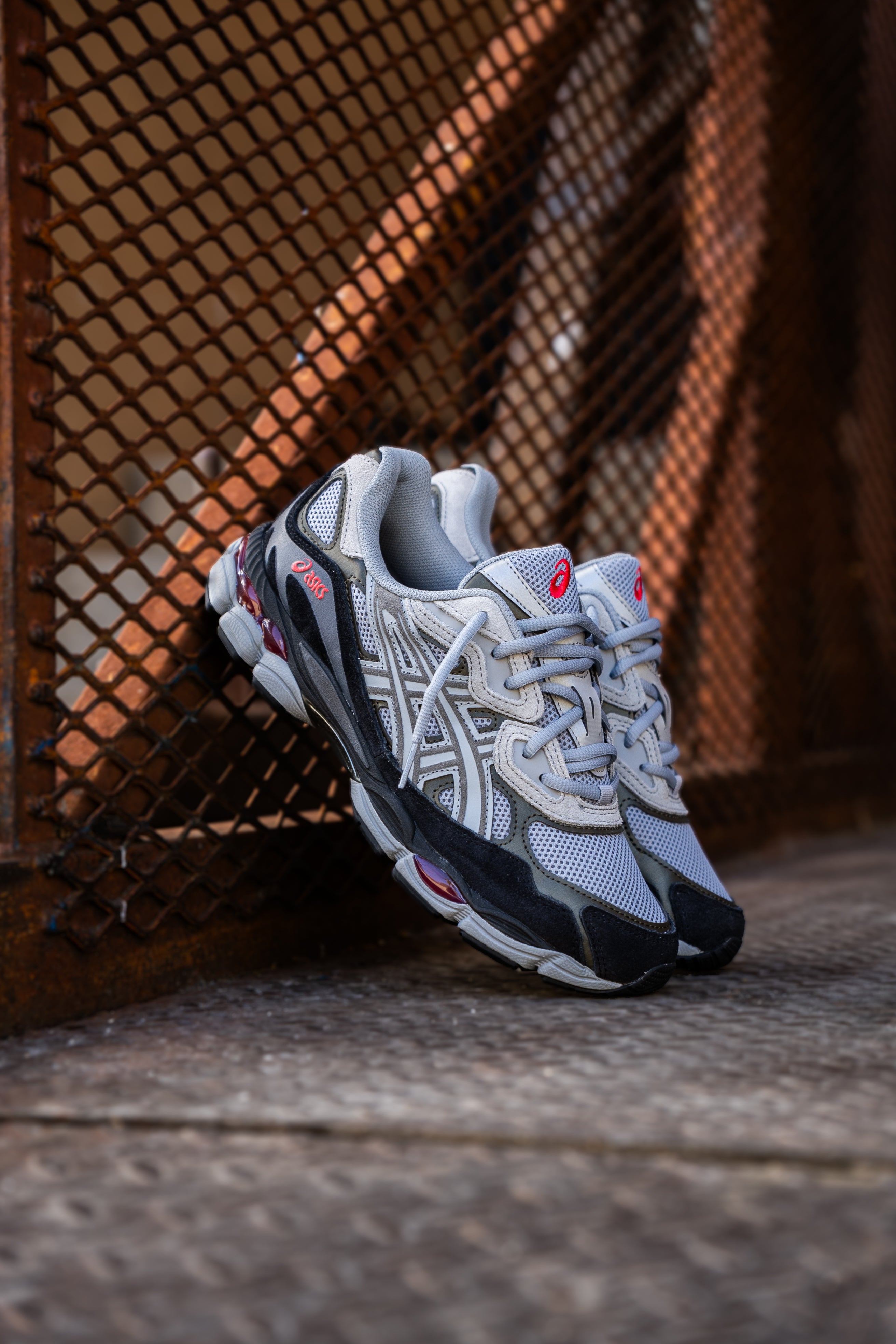 Mens Asics Gel-NYC (Gravel/Black)