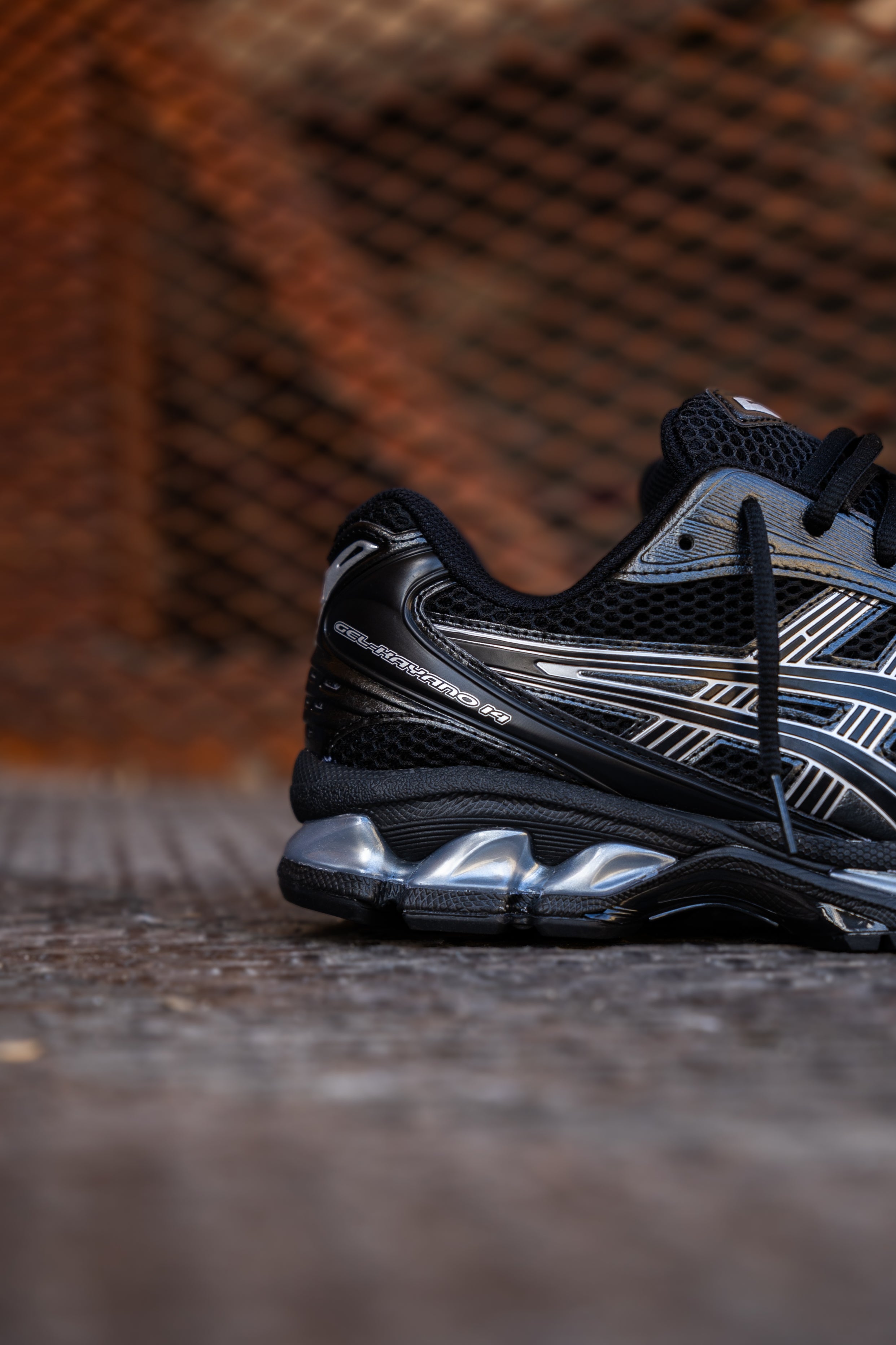 Mens Asics Gel Kayano 14 (Black/Pure Silver)