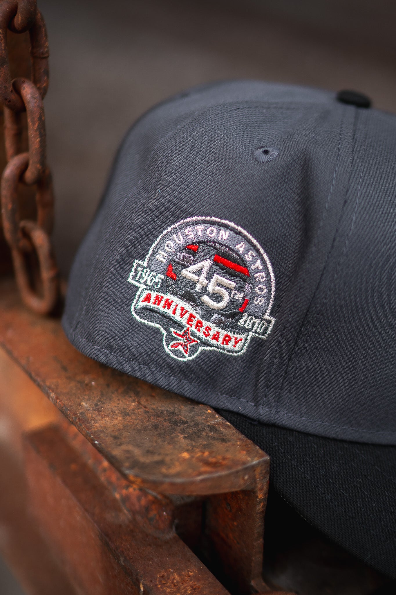 New Era Houston Astros 45th Anniversary Grey UV (Charcoal/Black) - New Era