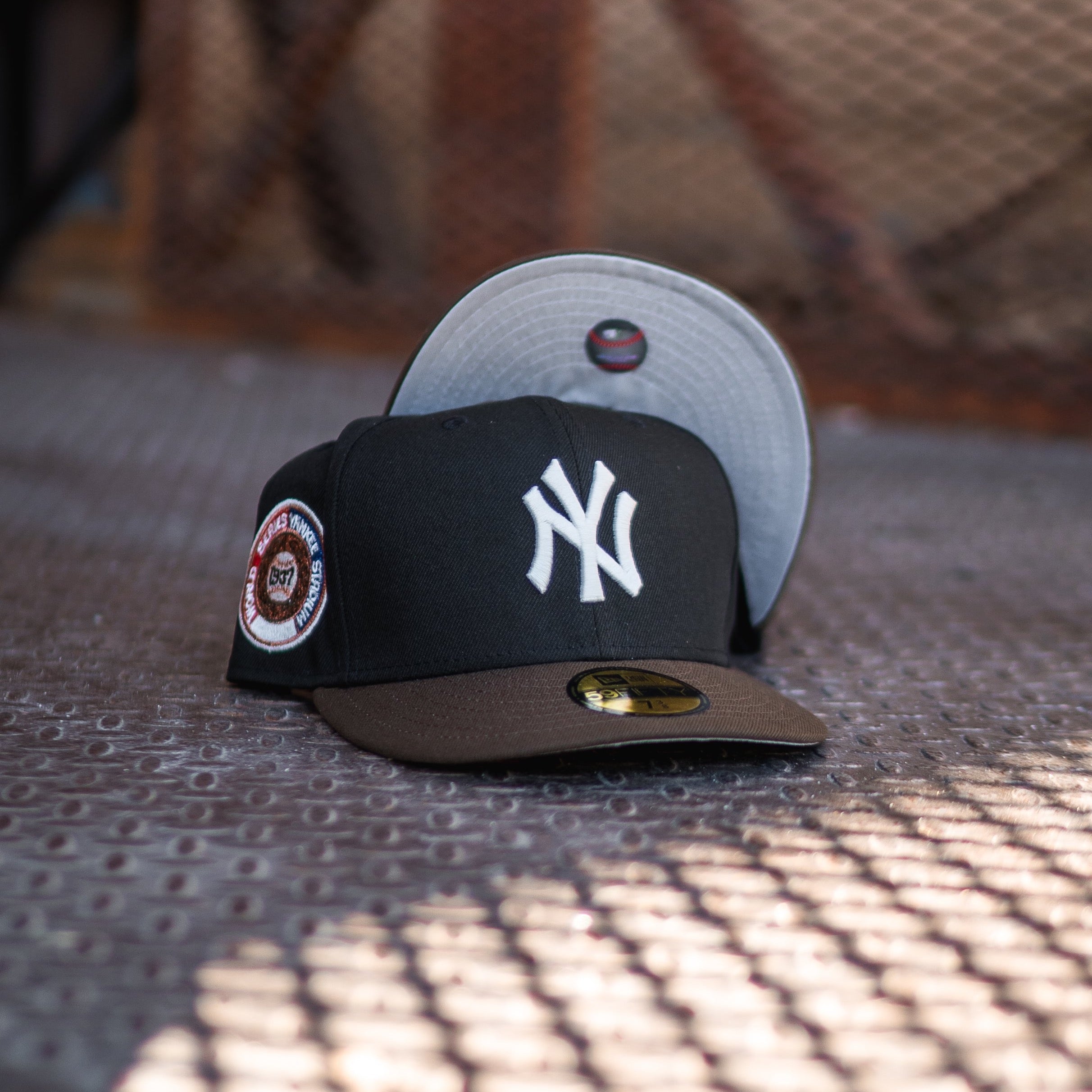 New Era New York Yankees 1937 World Series Grey UV (Black/Mocha) - New Era