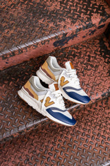 Mens New Balance 997H (White/Brown) - CM997HZG