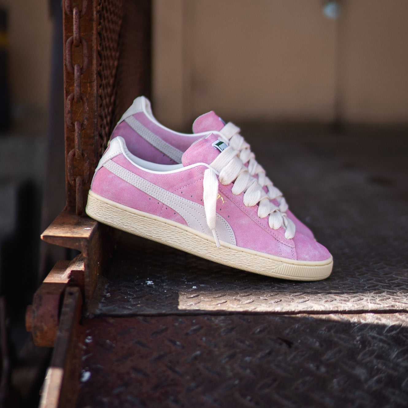 Mens Puma x Rhuigi Suede BBoy (Whisper Pink) - Puma