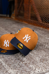 New Era New York Yankees 2000 World Series Sky UV (Peanut/Navy) 59Fifty Fitted