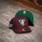 New Era Anaheim Ducks Green UV 59Fifty Fitted (Maroon)