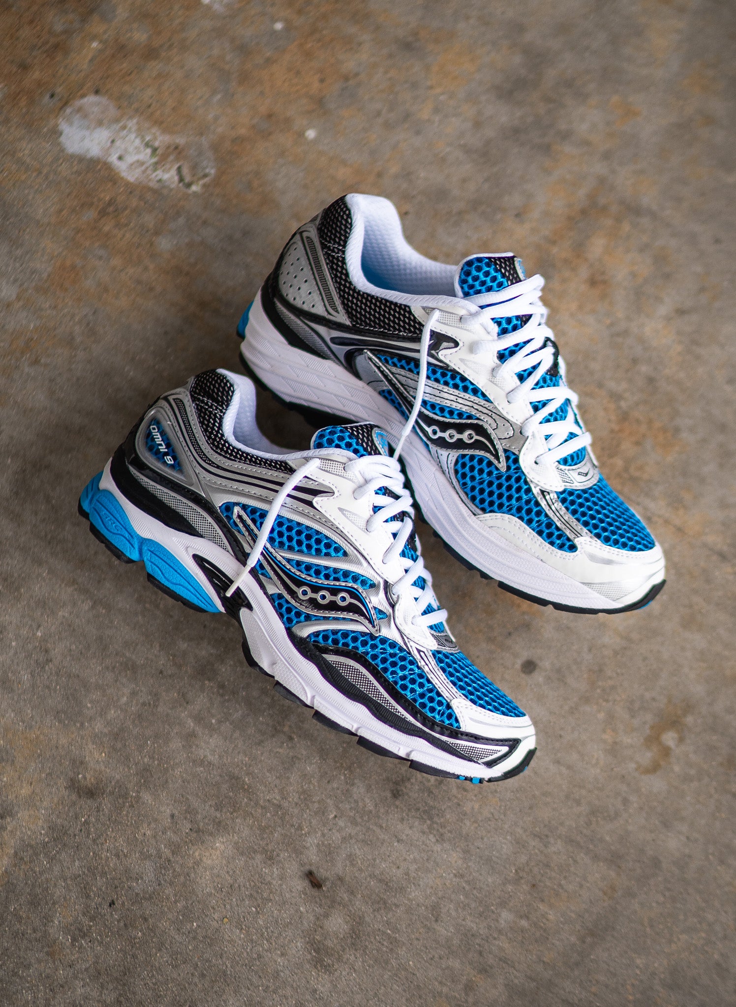 Mens Saucony OG ProGrid Omni 9 (Royal/Silver) - Saucony