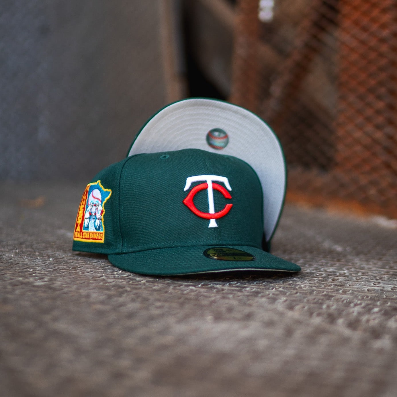 New Era Minnesota Twins 1965 ASG Grey UV (Forest Green) - New Era