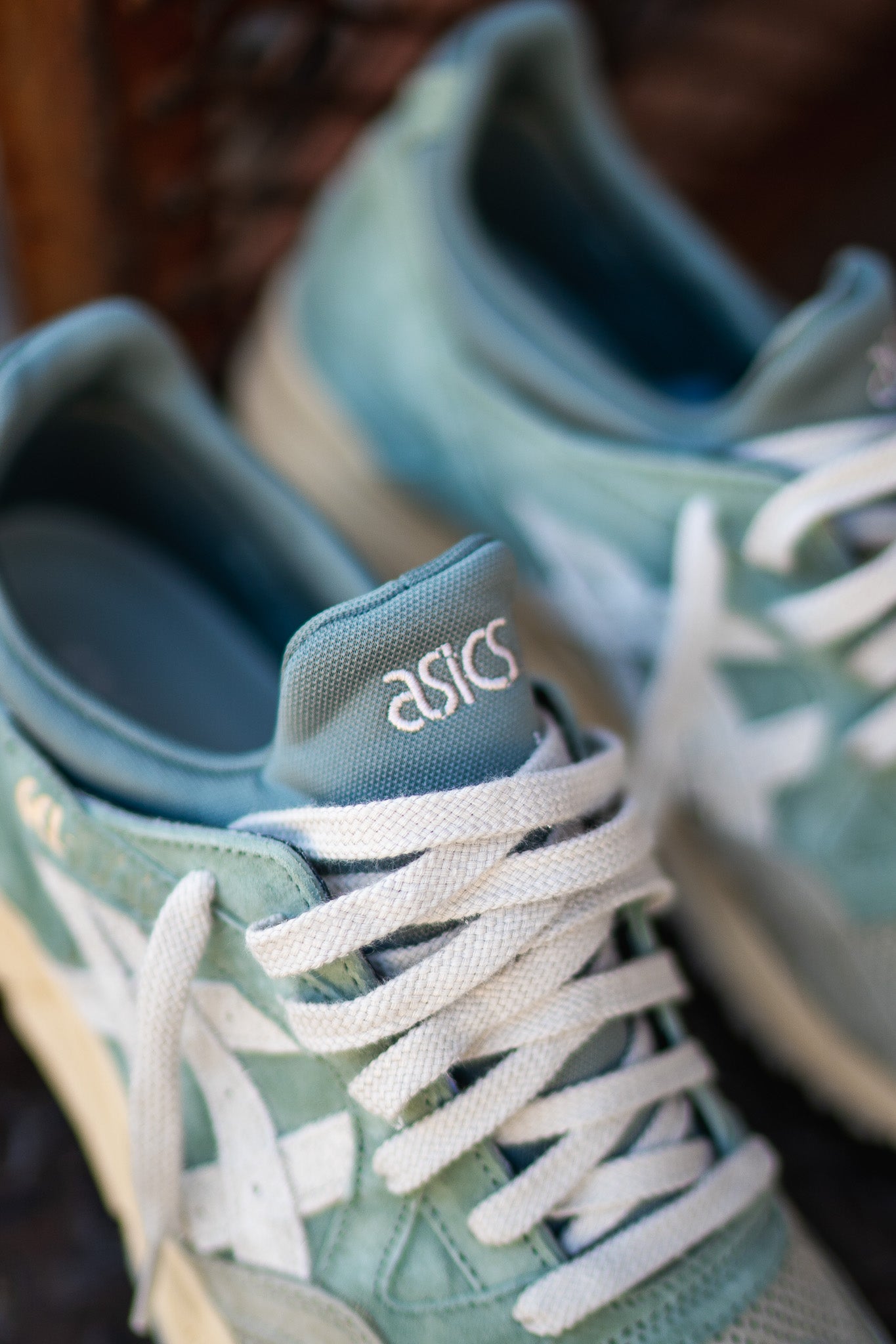 Mens Asics Gel-Lyte V (White Sage/Slate Grey) - 1203A379.021 - ASICS