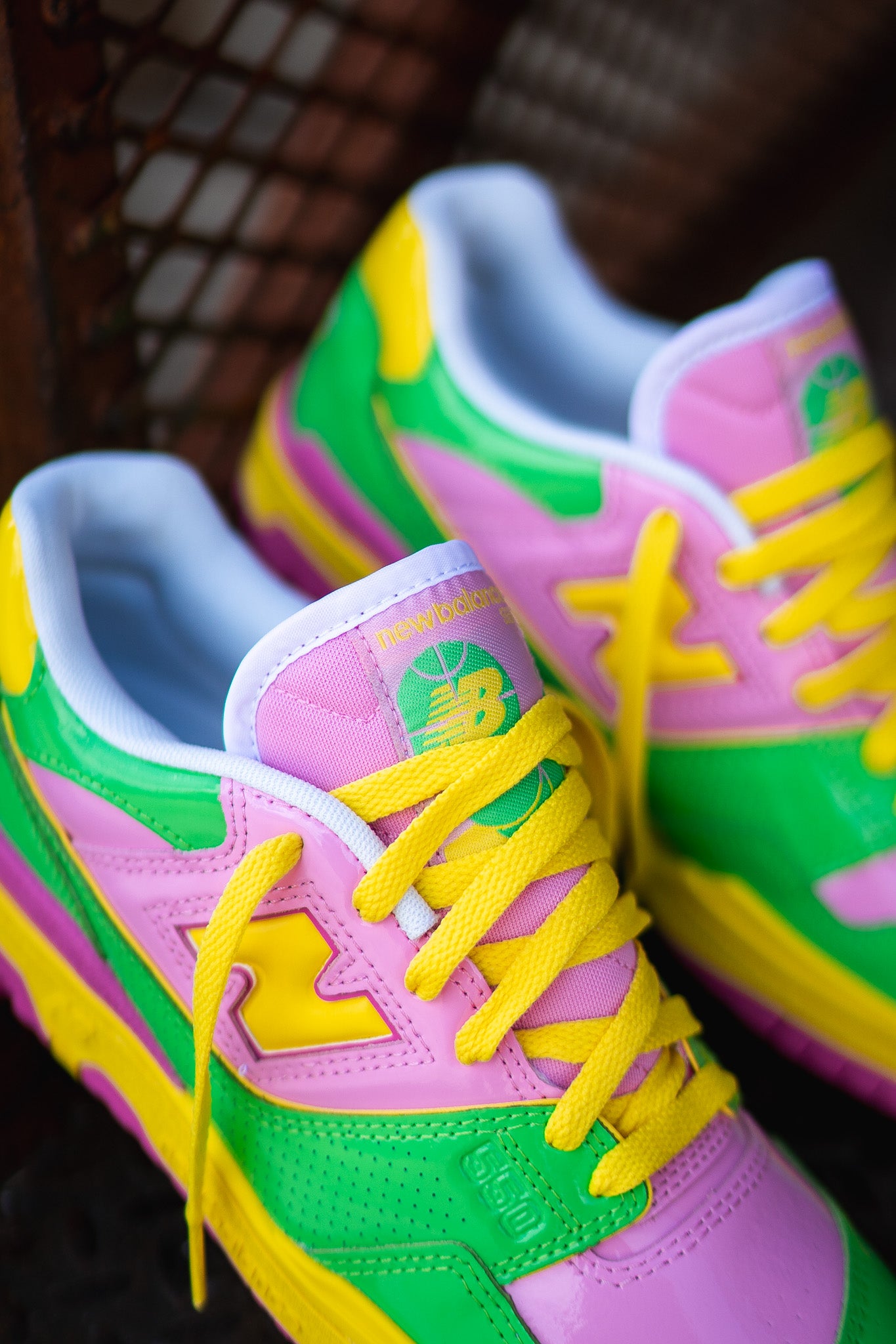 Mens New Balance 550 (Neon Multi) - BB550YKA - SNEAKER TOWN