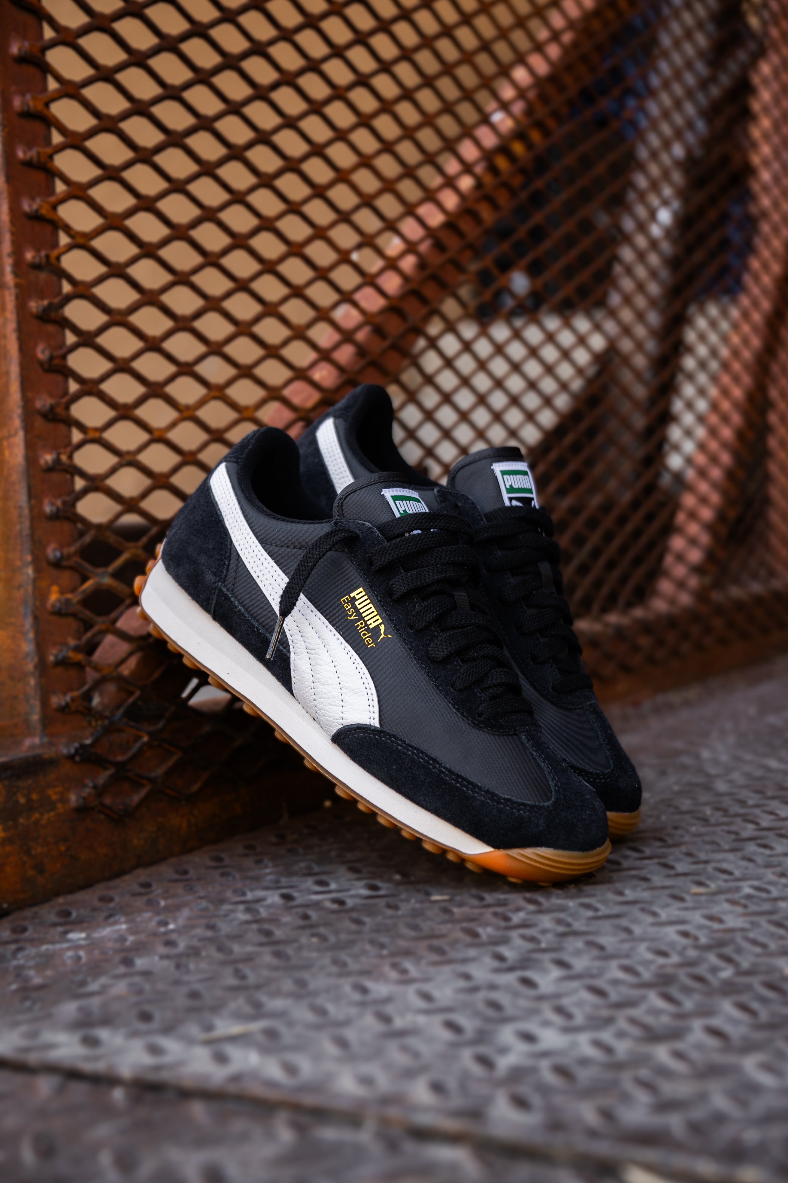 Mens Puma Easy Rider Vintage (Puma Black/Puma White)