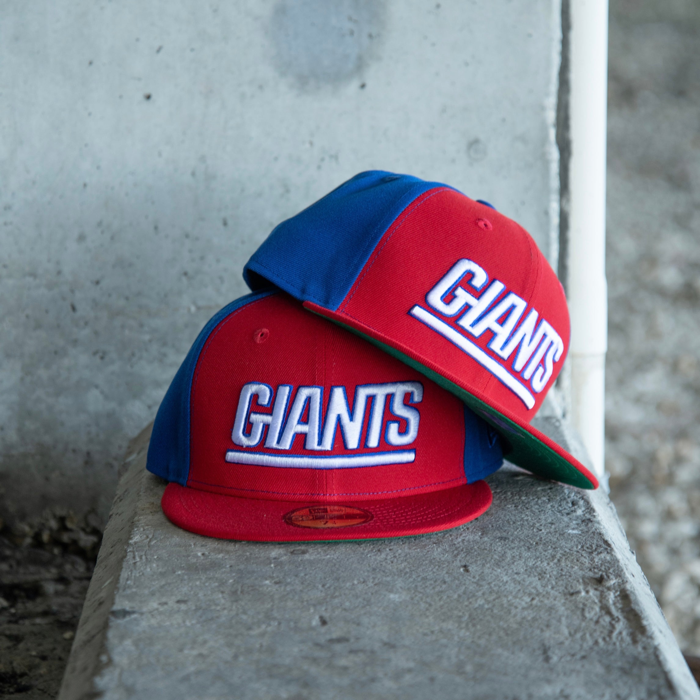 New Era New York Giants Green UV 59Fifty Fitted (Royal/Red) - New Era