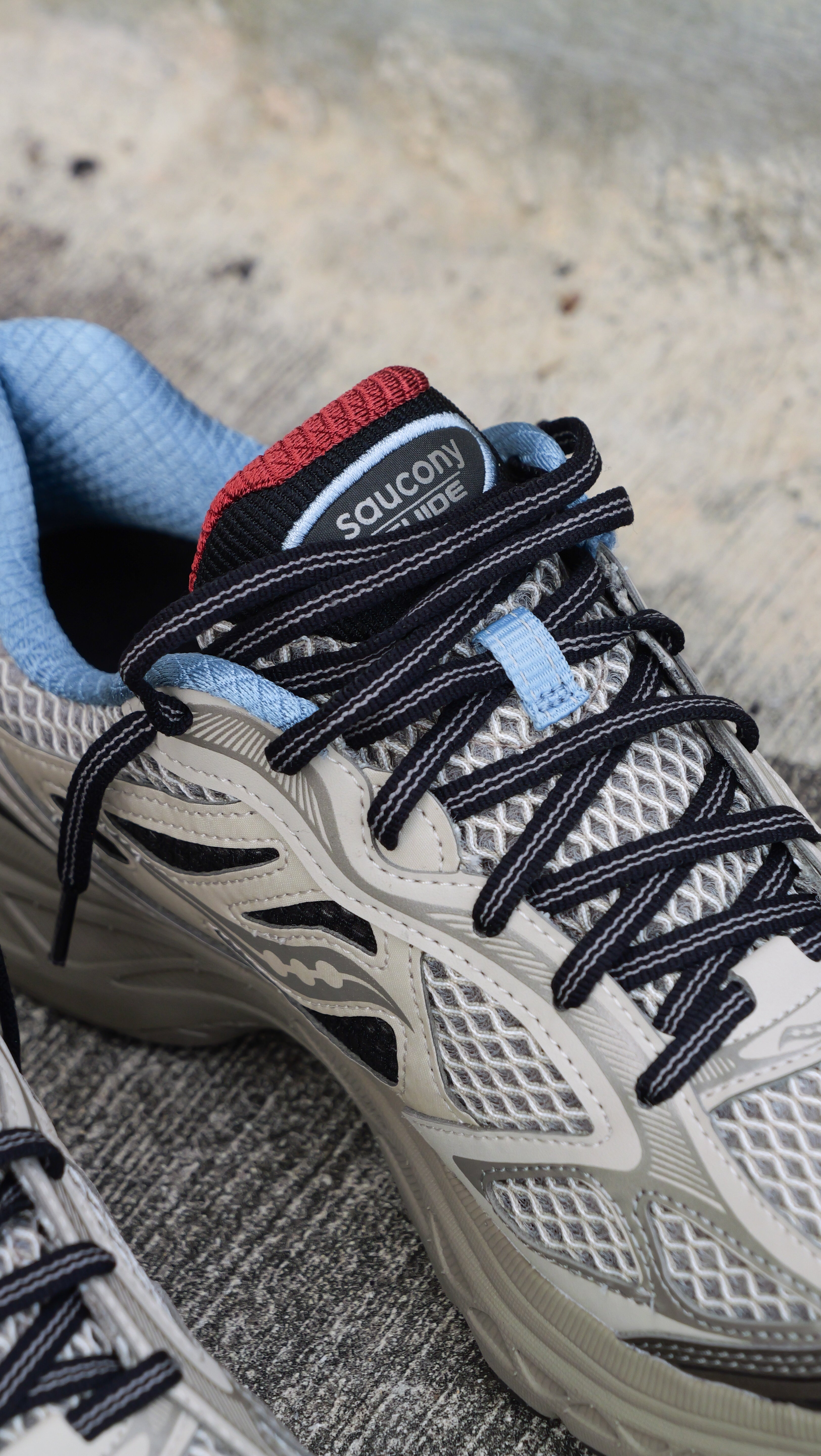 Mens Saucony ProGrid Guide 7 (Taupe/Black) - Saucony