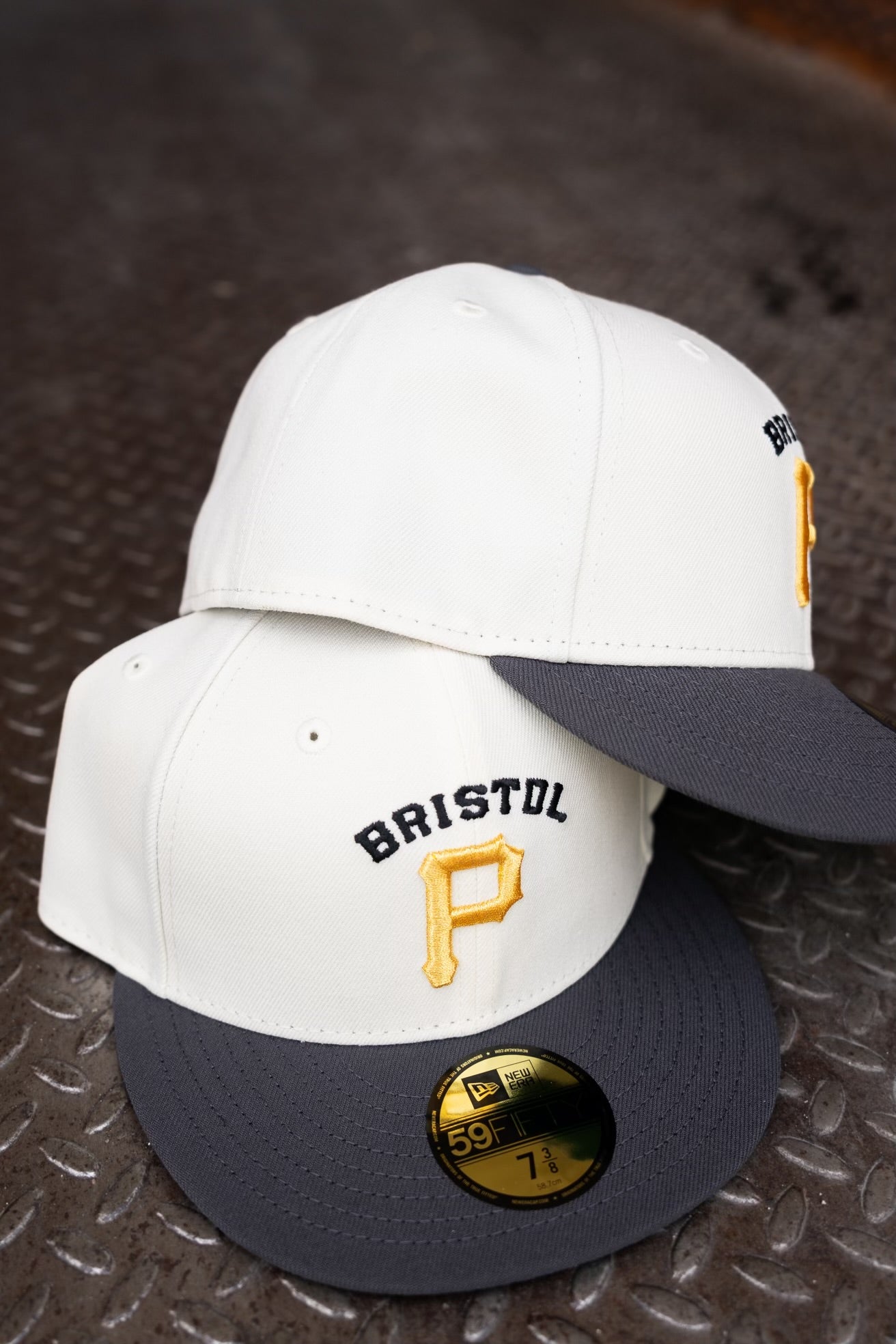 New Era Bristol Pirates Green UV (Off White/Graphite) 59Fifty Fitted