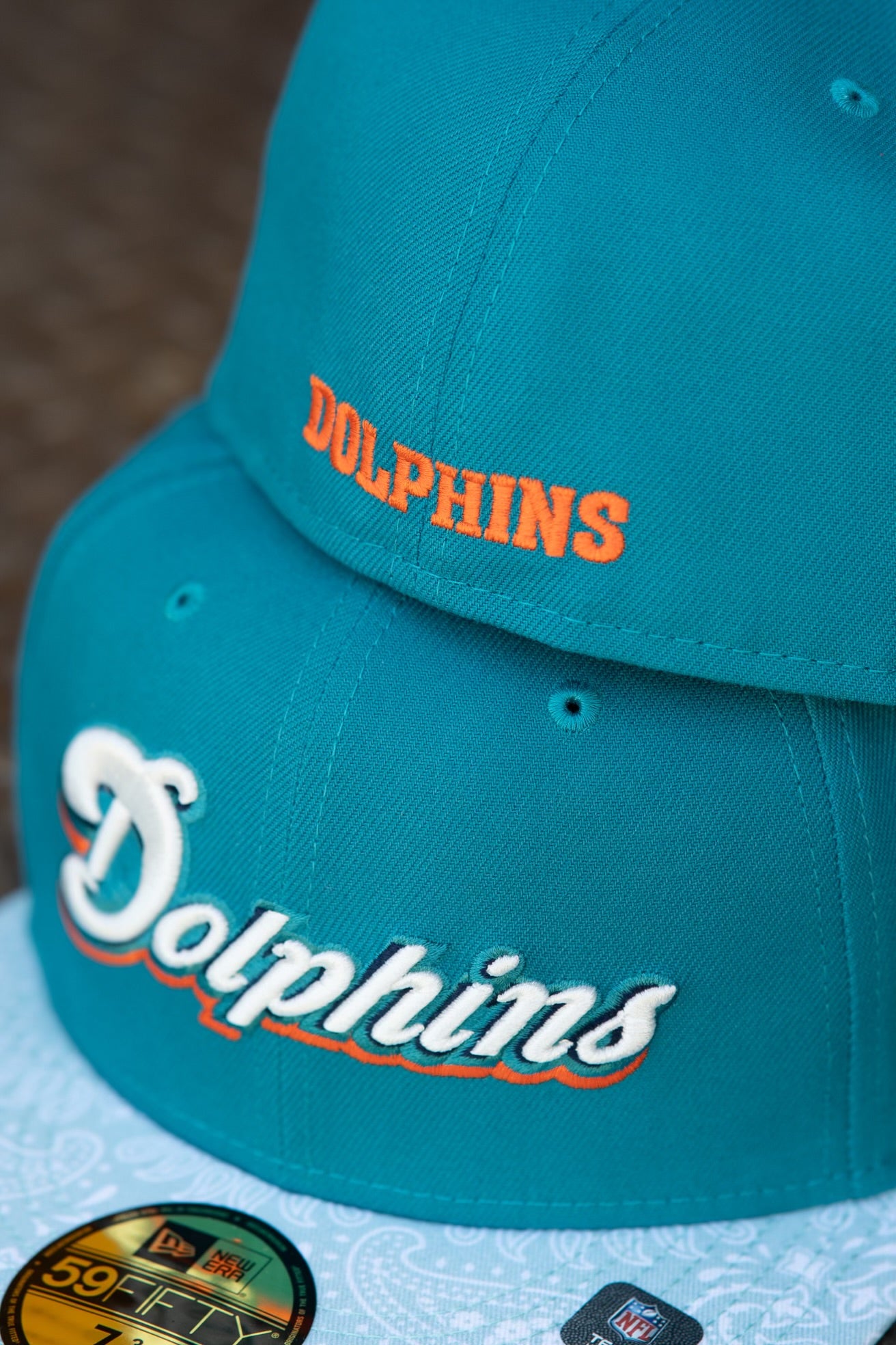 New Era Miami Dolphins 1985 Pro Bowl Green UV (Teal/Paisley)