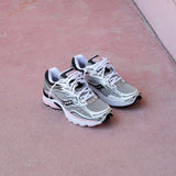 Mens Saucony ProGrid Omni 9 (Silver/Pink) - Saucony