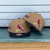 New Era St. Louis Cardinals 2006 Inaugural Season Grey UV 9Fifty A-Frame Snapback (Khaki/Navy)