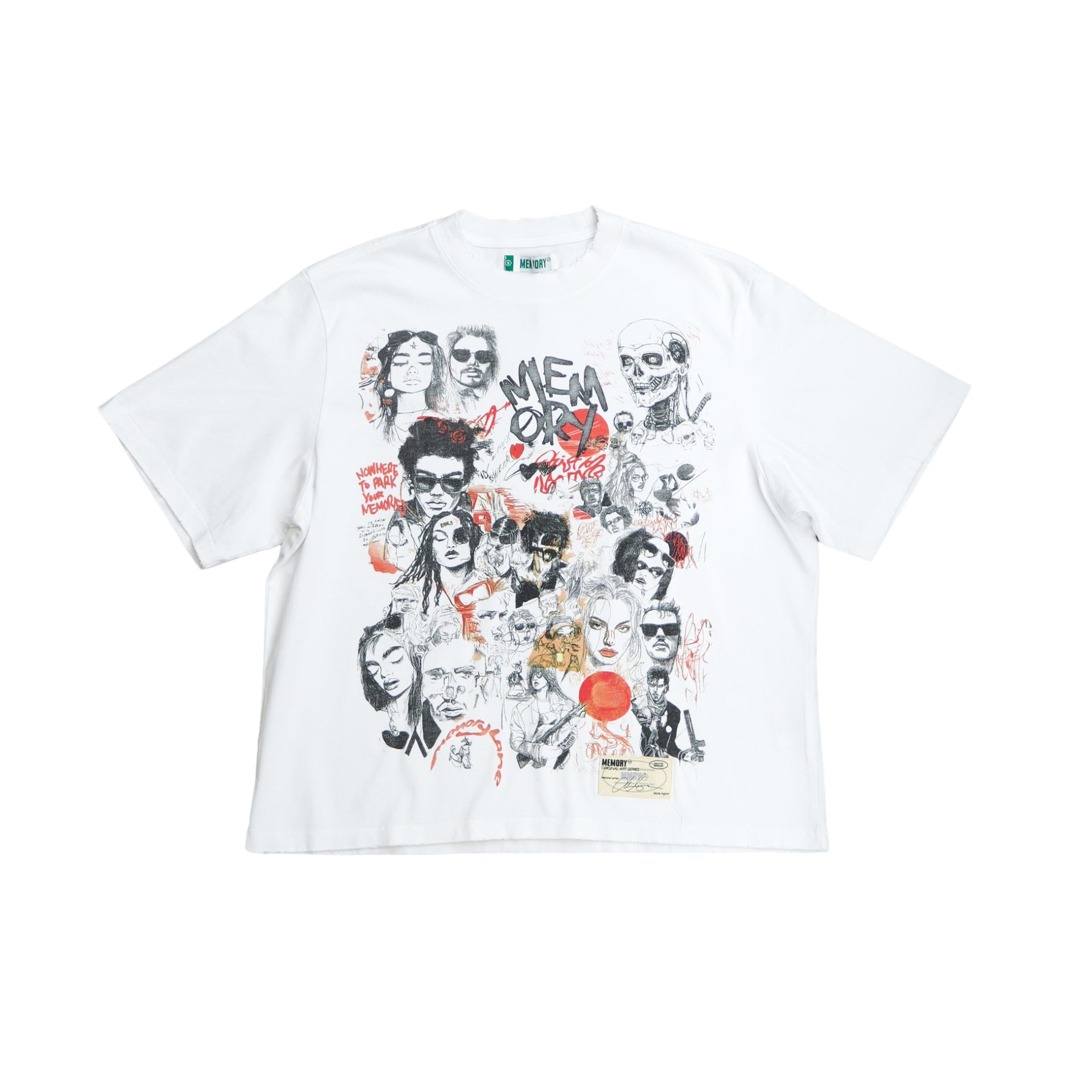 Memory Lane Aliuhs Ingrum Part 1 Crop Tee (Off White) - Memory Lane