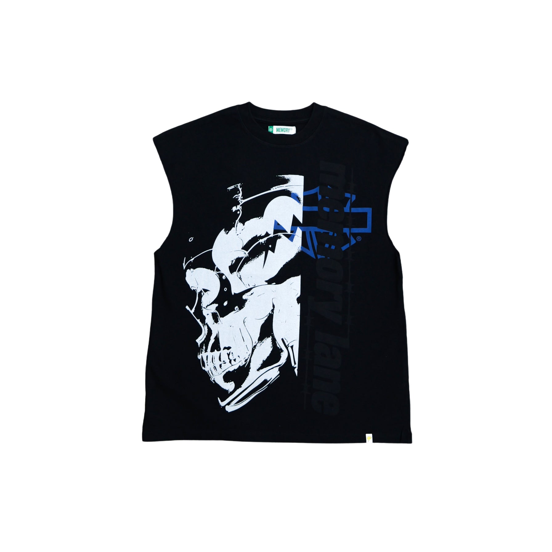 Memory Lane T3 Blitz Sleeveless Tee (Light Grey) - Memory Lane