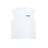 Memory Lane Inside The World Sleeveless Tee (White) - Memory Lane