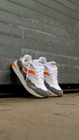 Mens Saucony Grid Shadow 2 Essential (White/Safety Orange)