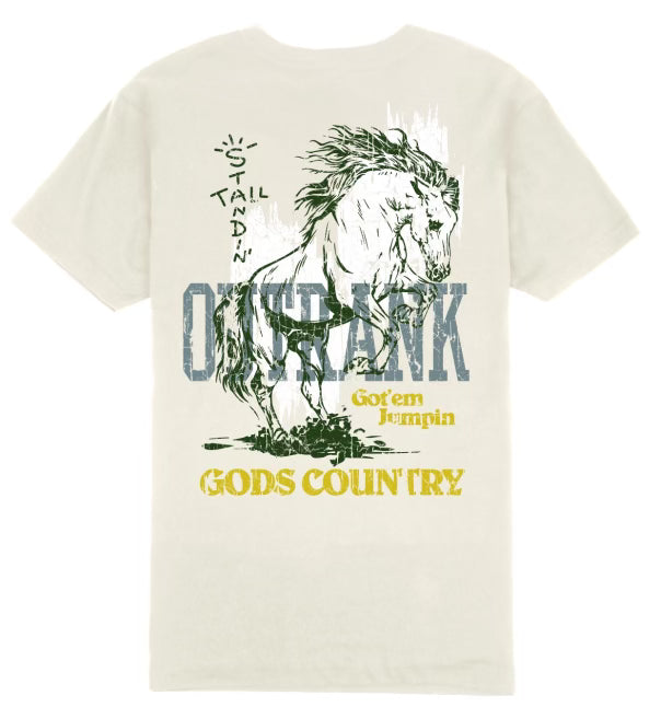 Outrank Standin Tall Tee (Vintage White) - Outrank