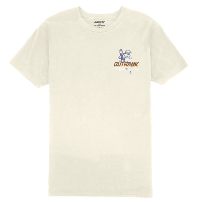 Outrank Never Not Spendin Tee (Vintage White) - Outrank