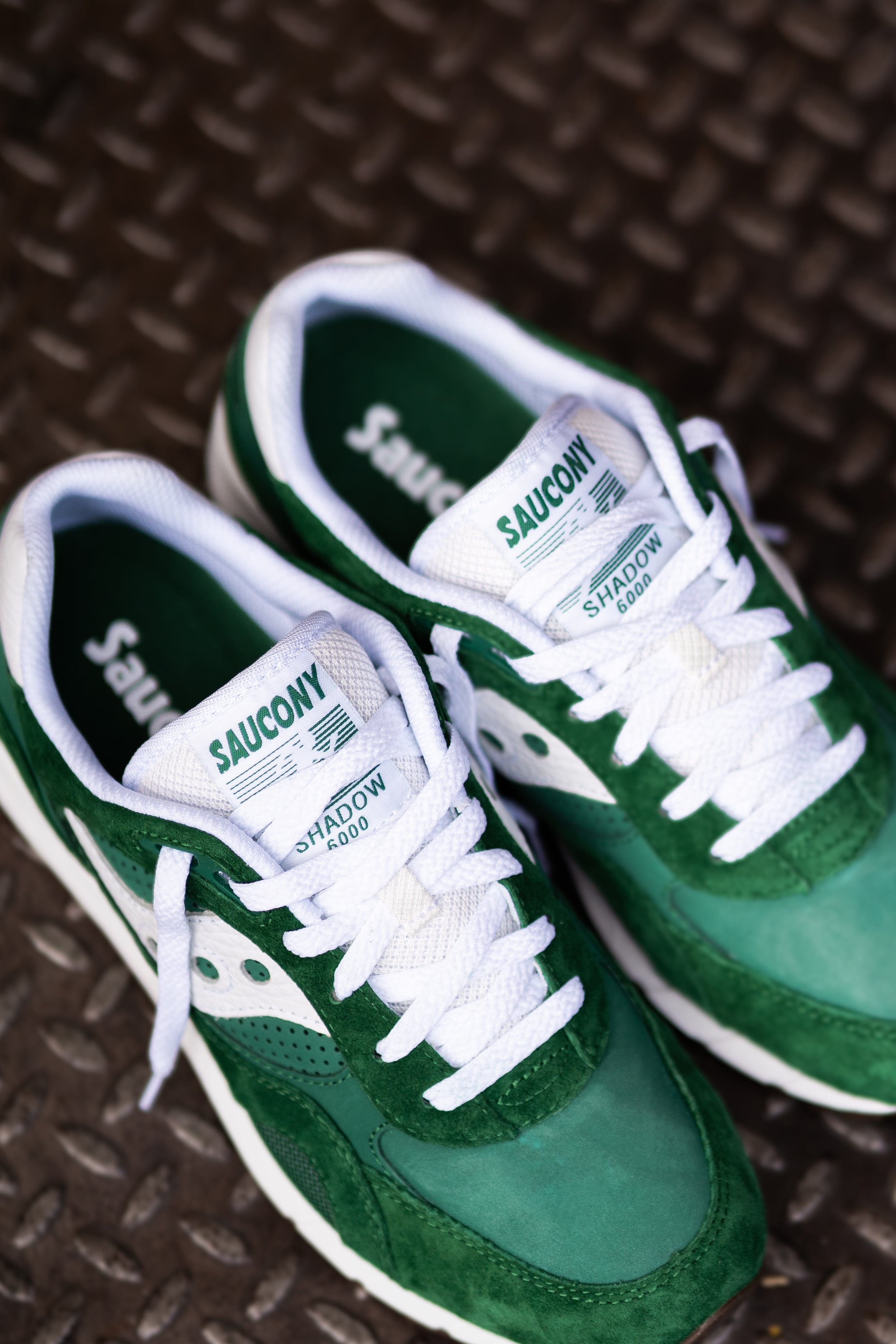 Mens Saucony Shadow 6000 Ivy Prep (Green/White) - S70802-1 - Saucony