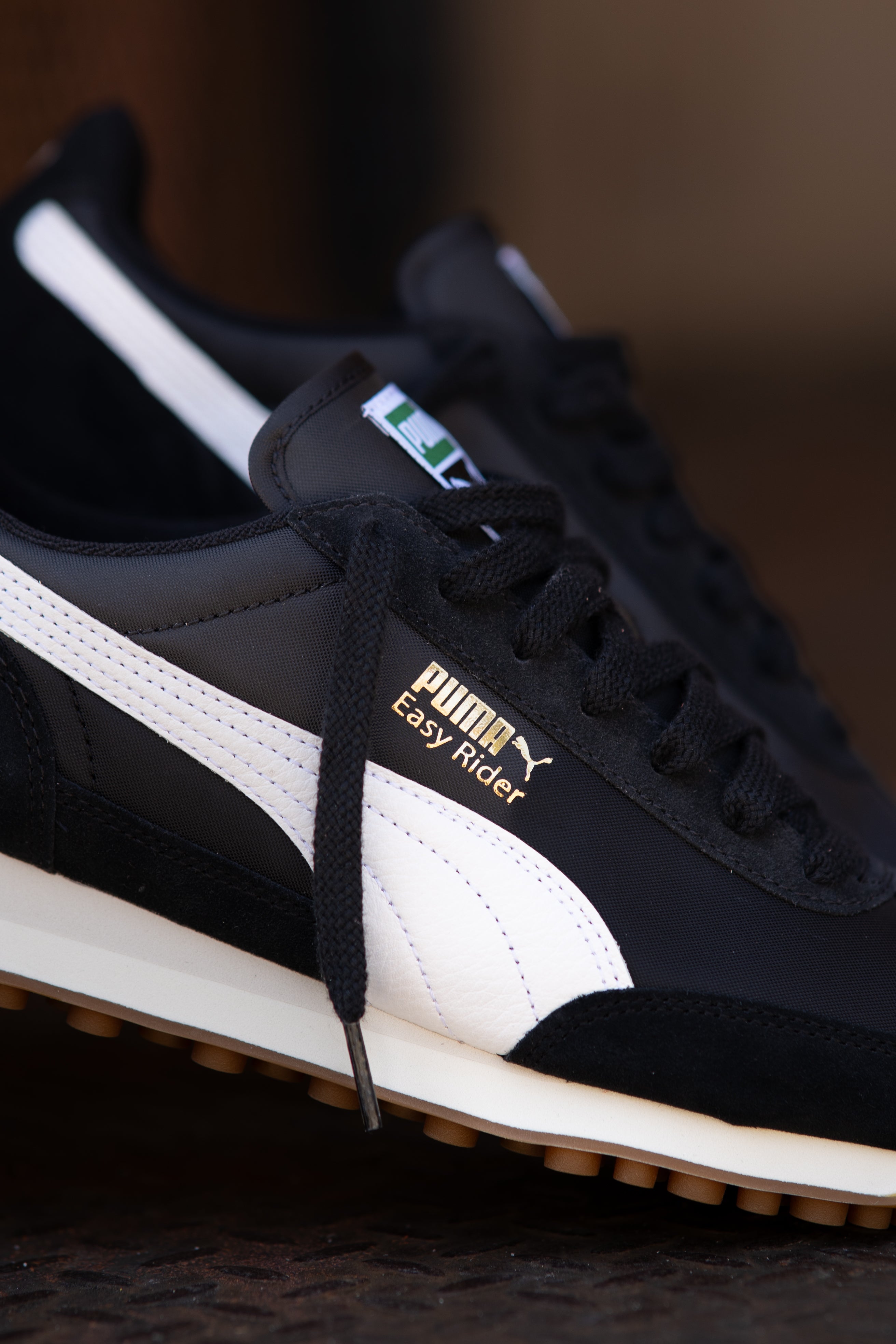 Mens Puma Easy Rider Vintage (Puma Black/Puma White) - Puma