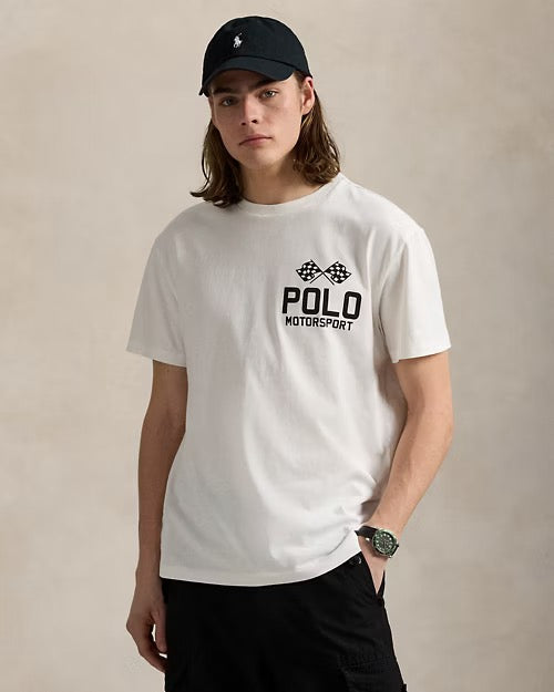 Polo Ralph Lauren Classic Fit Slub Jersey Graphic T-Shirt - Polo Ralph Lauren