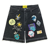 Godspeed "Patchwork" Denim Shorts - Godspeed