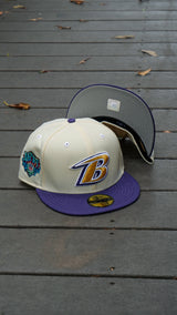 New Era Baltimore Ravens NFL Draft 1997 Grey UV (Off White/Purple) 59Fifty Fitted