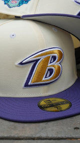 New Era Baltimore Ravens NFL Draft 1997 Grey UV (Off White/Purple) 59Fifty Fitted