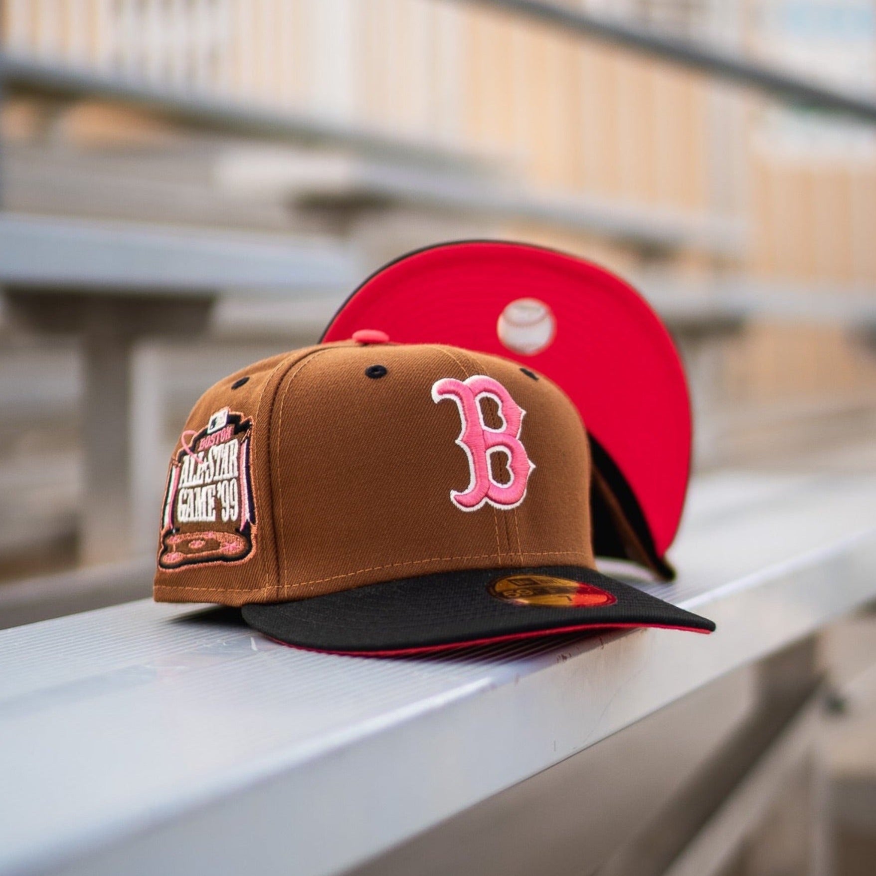 New Era Boston Red Sox 1999 ASG Fuchsia UV (Oak/Black) - New Era