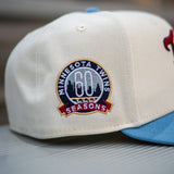 New Era Minnesota Twins 60th Anniversary Good Green UV (Off White/Sky) - New Era