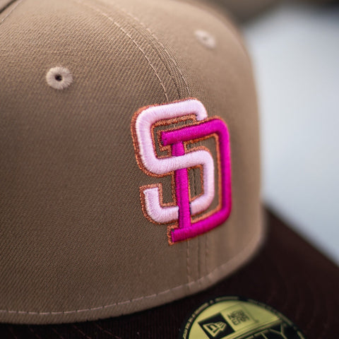 New Era 59Fifty Fitted Hat Club Exclusive San Diego Padres Sandstorm 7 1/4  Pink