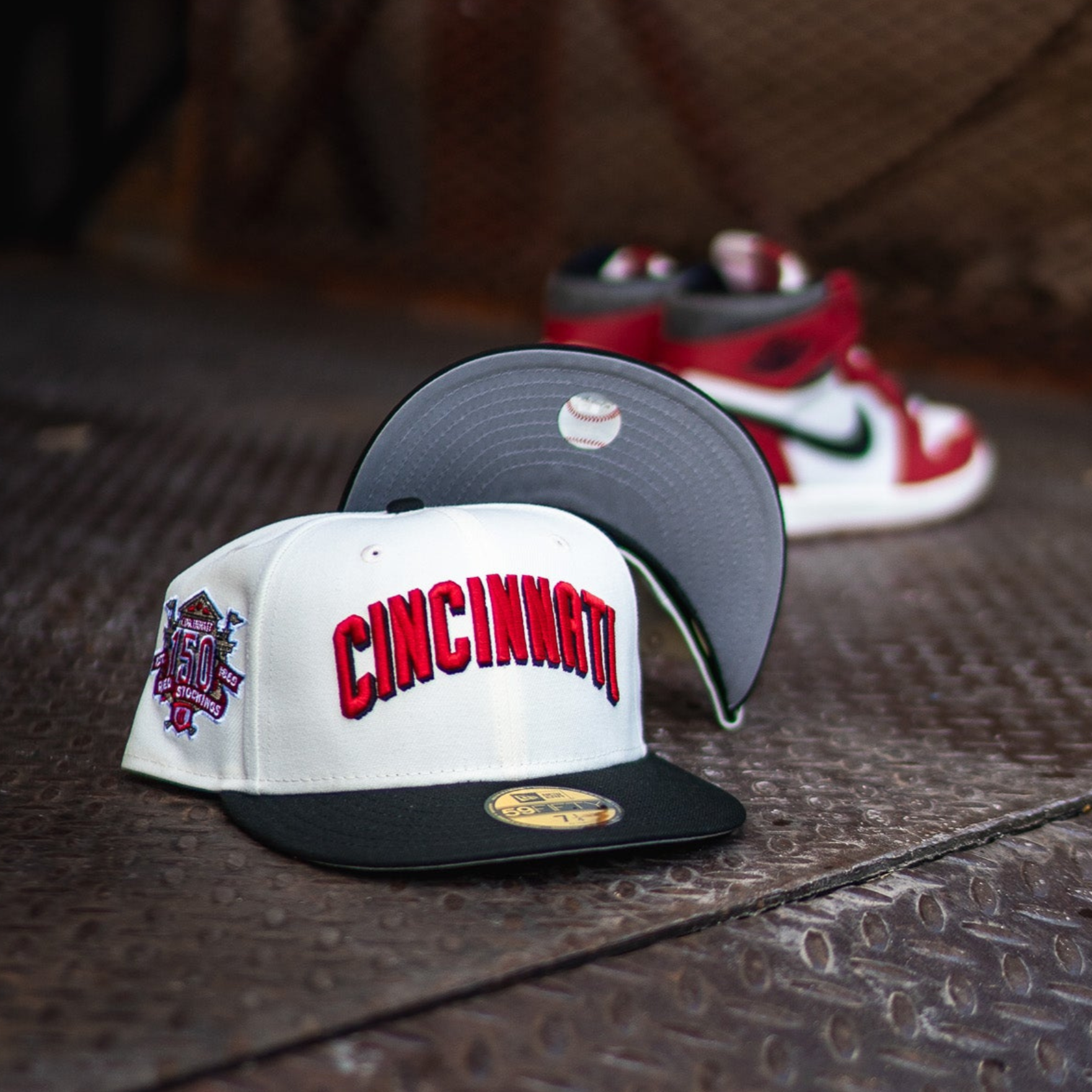 New Era Reds BW C 150th Red UV