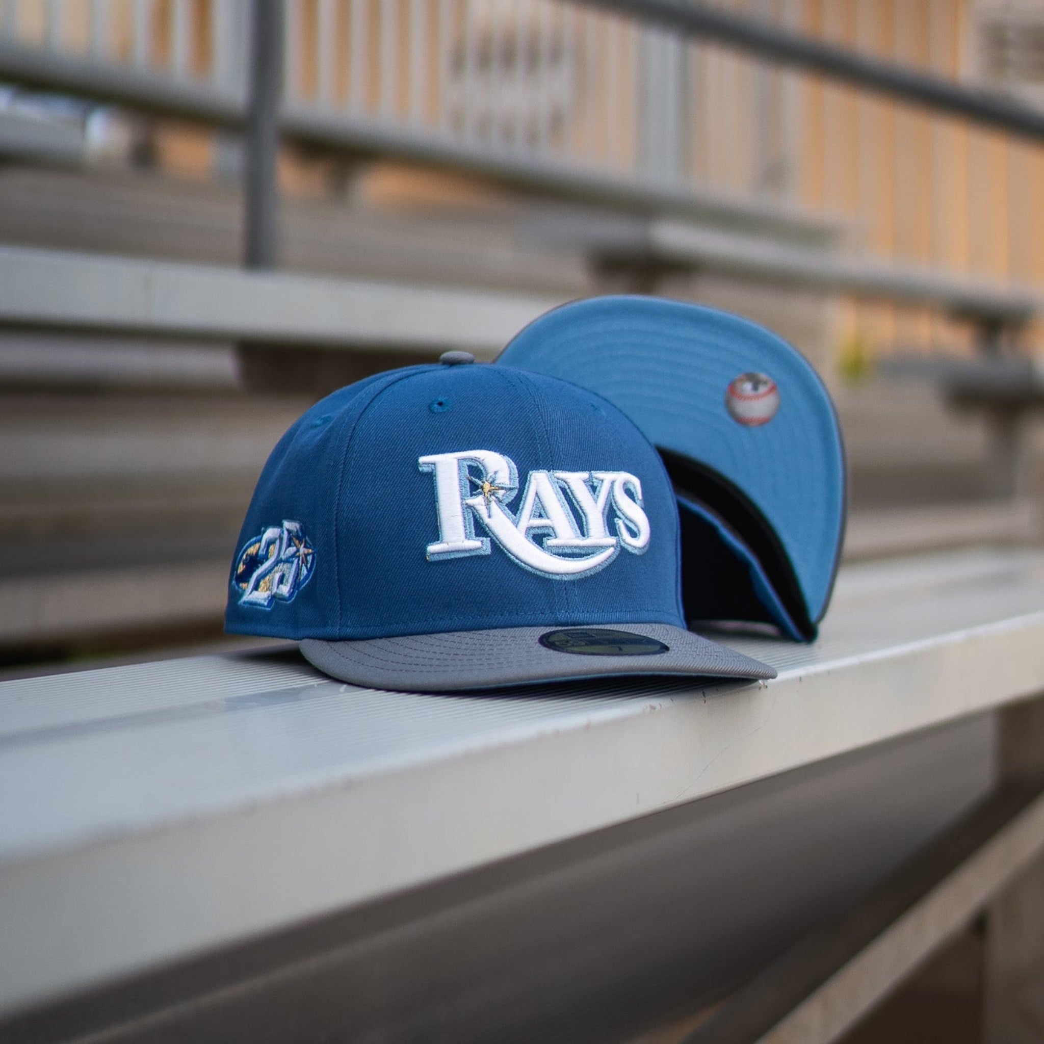 New Era Tampa Bay Rays 25th Anniversary Good Grey UV (Mocha/Black)