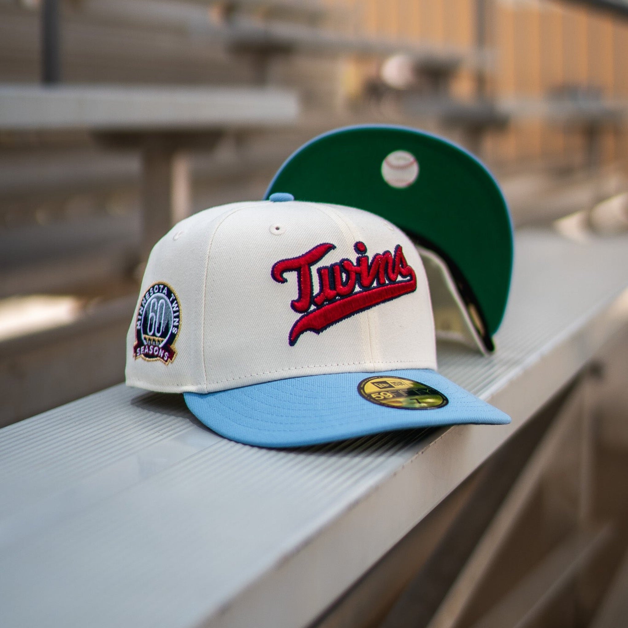 Minnesota Twins on X: Grab your authentic Nike baby blue alternate uniform  top, baby blue player tees, and New Era 59Fifty hats featuring the 60th  anniversary side patch starting today at the