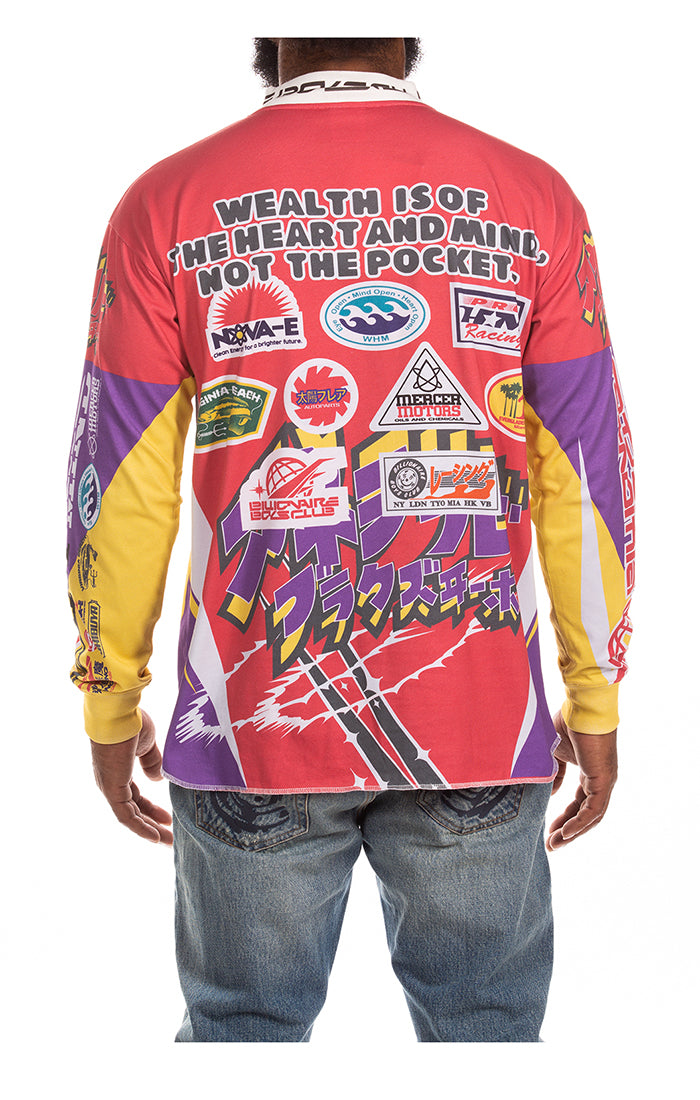 Billionaire Boys Club "PRO" LS Knit Tee  (White) - Billionaire Boys Club
