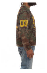 Billionaire Boys Club "Camo Curve" LS Knit Tee (Boxy Fit) (Cypress) - Billionaire Boys Club
