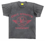 Diet Starts Monday Free World Tee (Vintage Black) - Diet Starts Monday