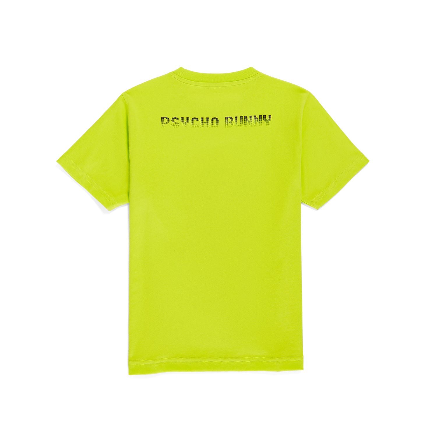 Kids Psycho Bunny Strype Graphic Tee (Lime Granita) - Psycho Bunny