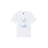 Kid's Psycho Bunny Calle Graphic Tee (White) - Psycho Bunny